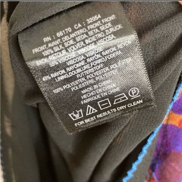 Anthropologie Silk Floral Flowy Tunic Dress - Picture 7 of 10